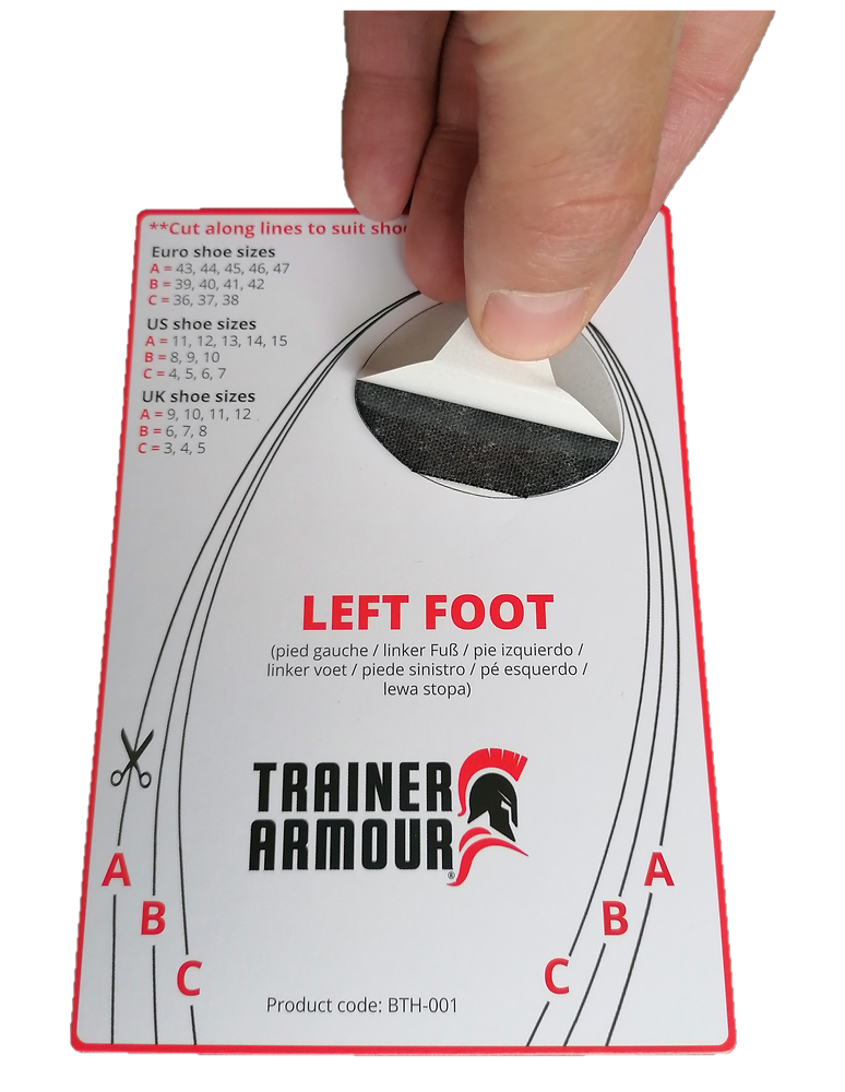 Trainer Armour Big Toe Hole Preventer City Park Runners