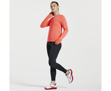 Load image into Gallery viewer, Women's Saucony Stopwatch Graphic Long Sleeve Shirt