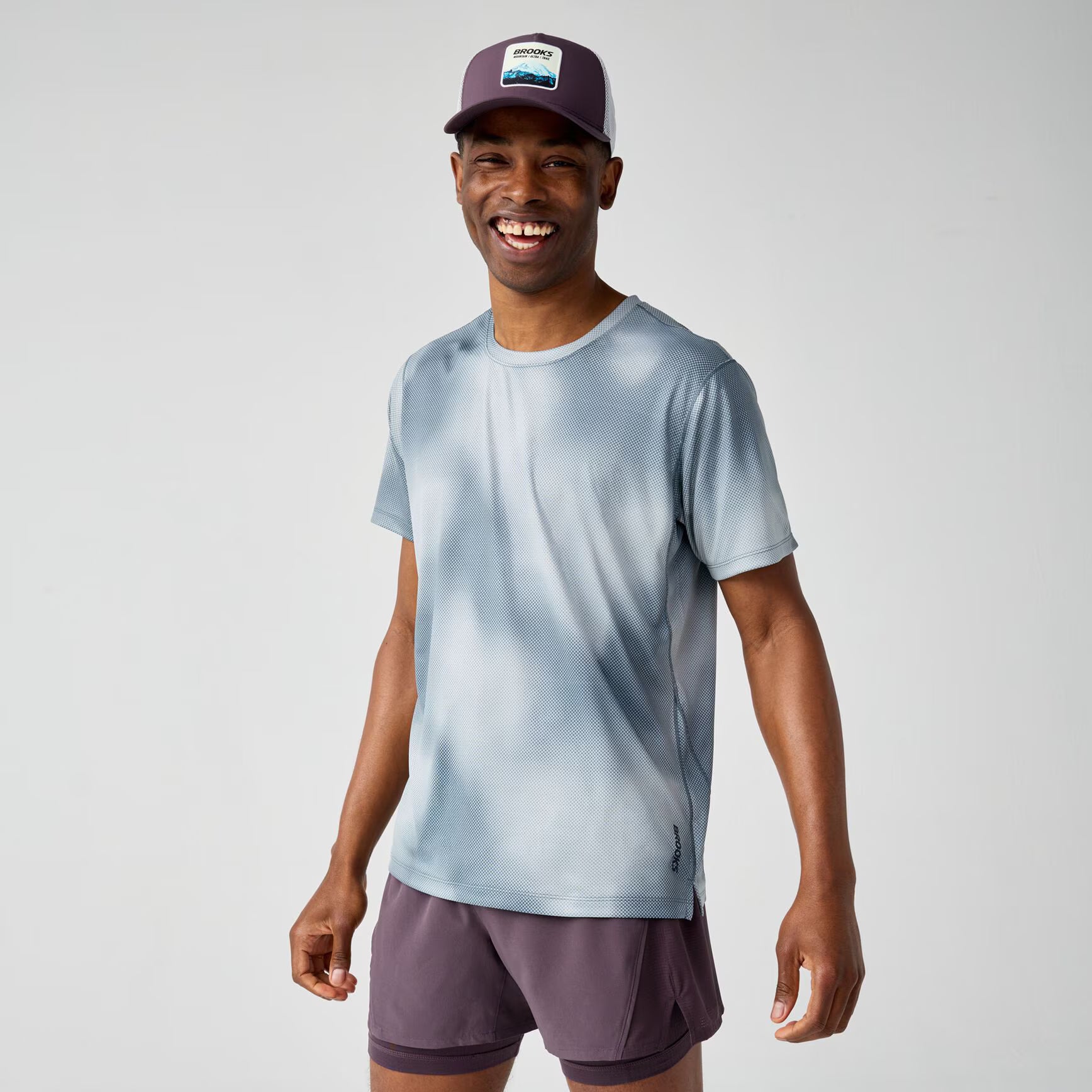 Men's Brooks Dash Short Sleeve Printed