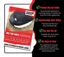 Load image into Gallery viewer, Trainer Armour Big Toe Hole Preventer
