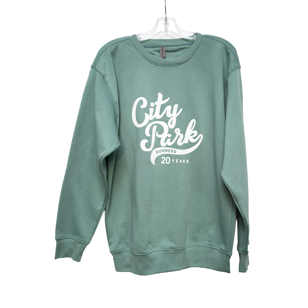 20th Anniversary City Park Runners Script Crewneck