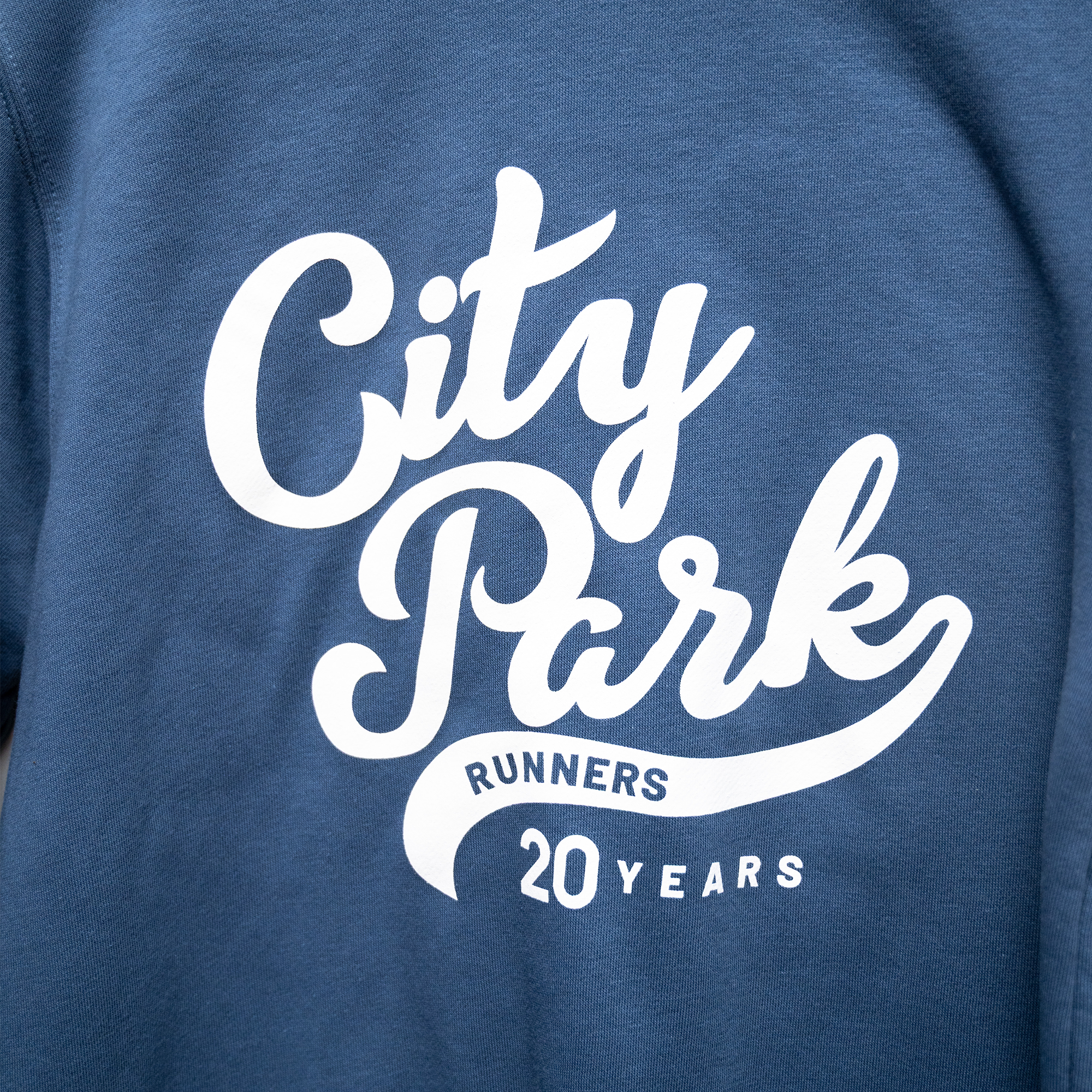 20th Anniversary City Park Runners Script Crewneck