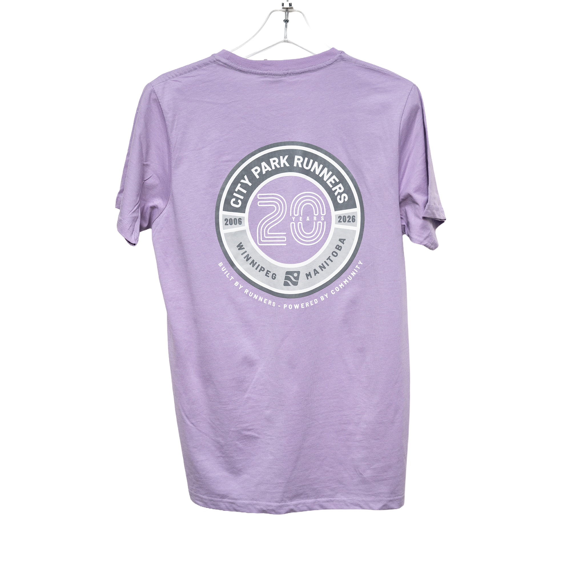 20th Anniversary Embroidered Front T-Shirt Print Back