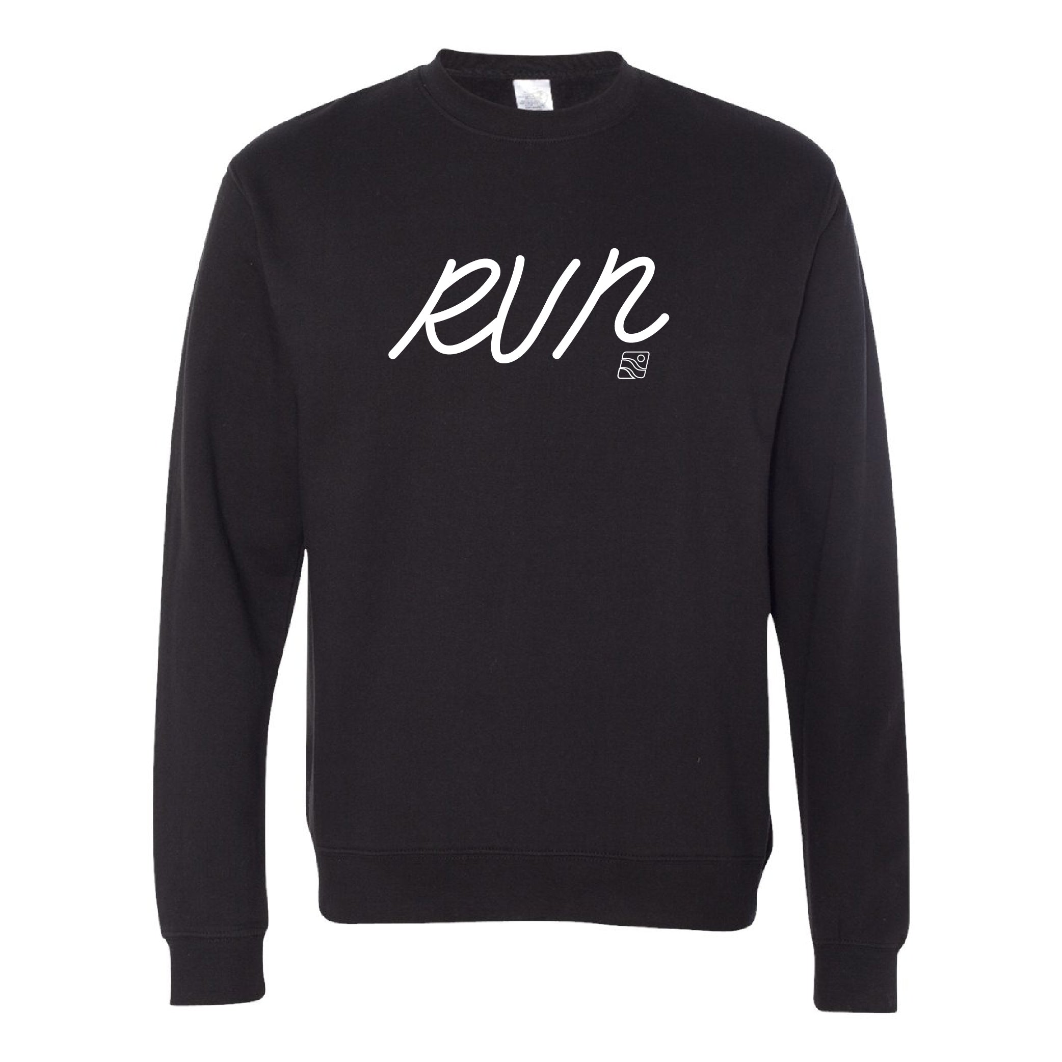 City Park Runners " RUN " Embroidered Crewneck