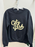 City Park Runners Retro Script Crewneck