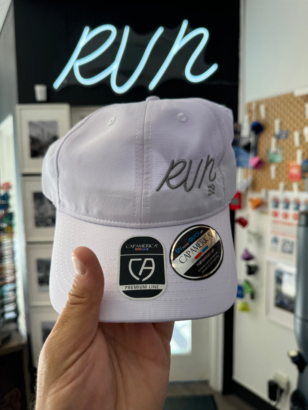 City Park Runners " RUN " Premium Performance hat