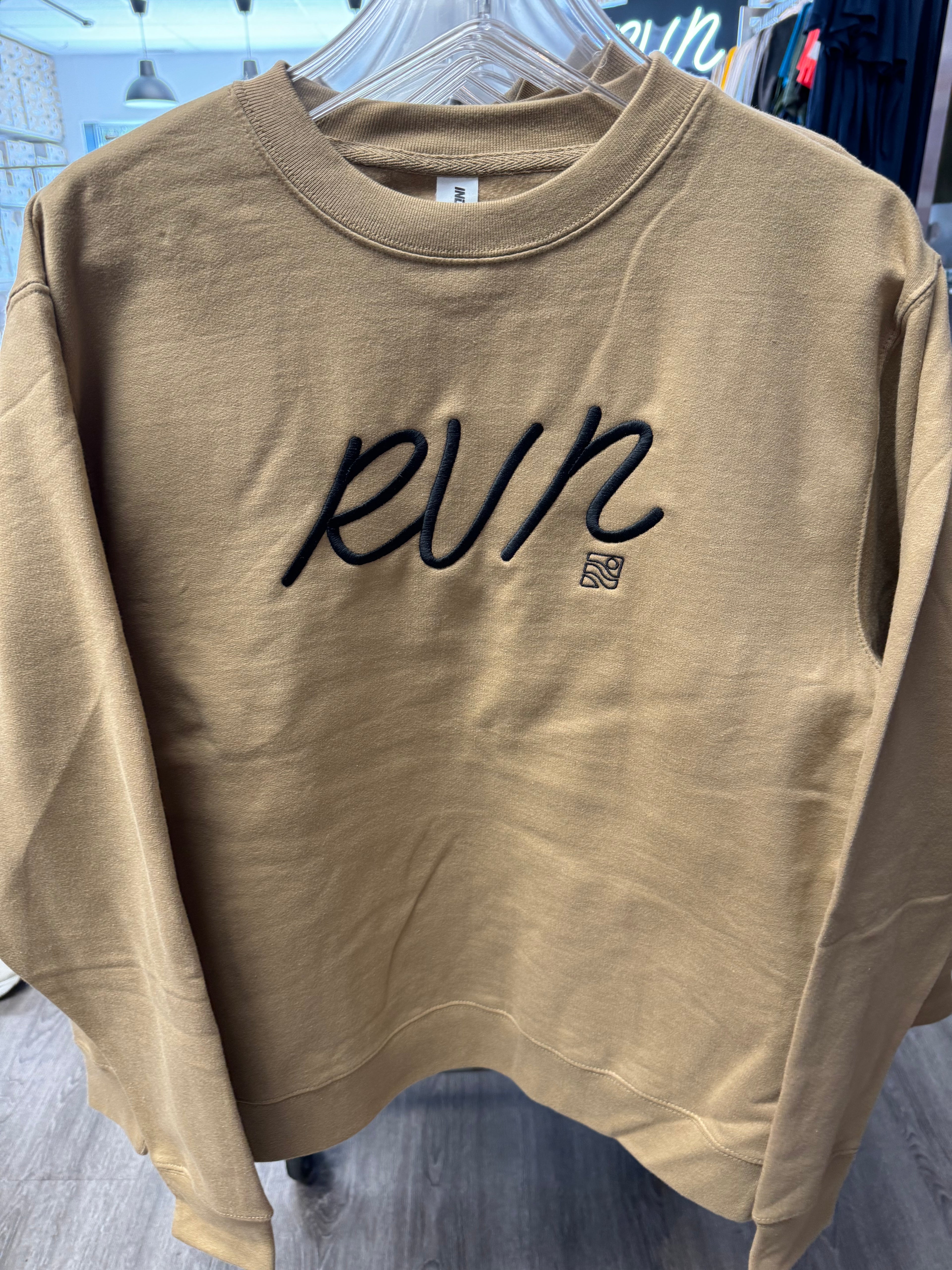 City Park Runners " RUN " Embroidered Crewneck