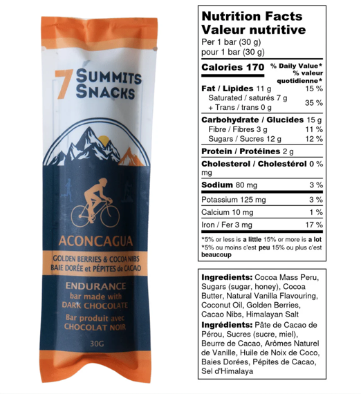 Seven Summits Snacks Endurance Bar