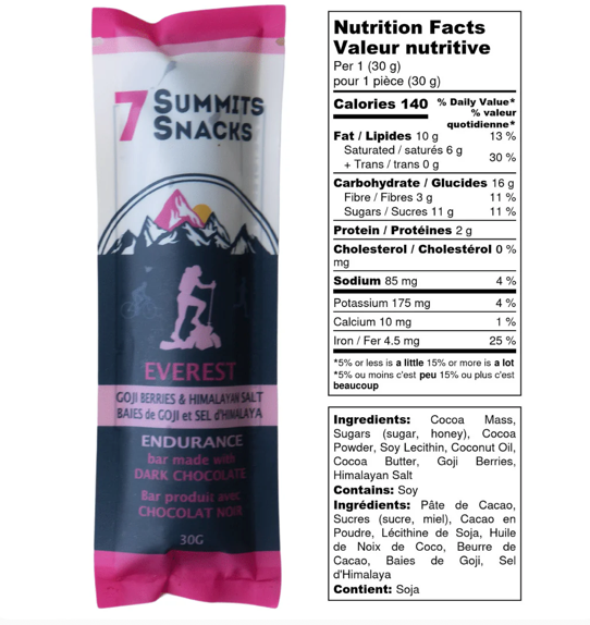 Seven Summits Snacks Endurance Bar