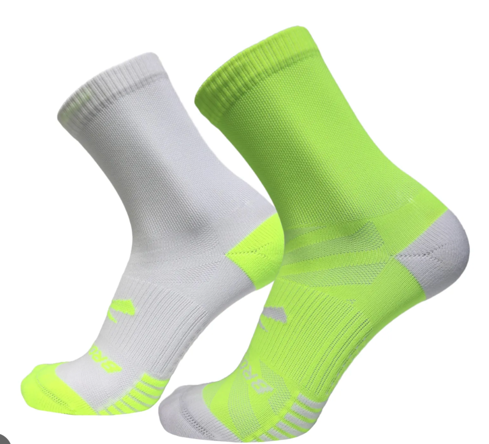 Brooks Lite Ghost Lite Crew Sock 2 Pack Large