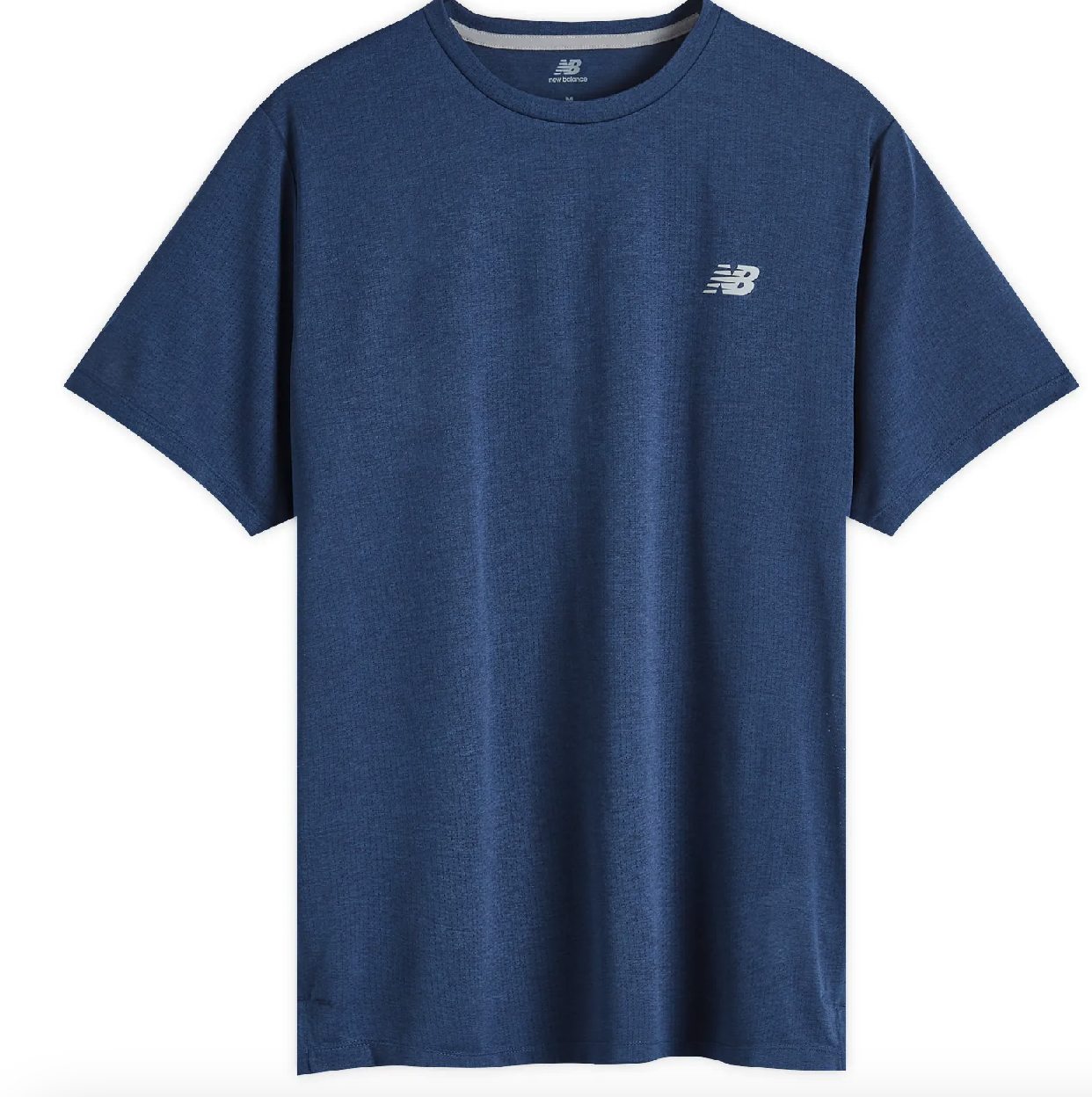 Men s New Balance Athletics Run T Shirt M Navy