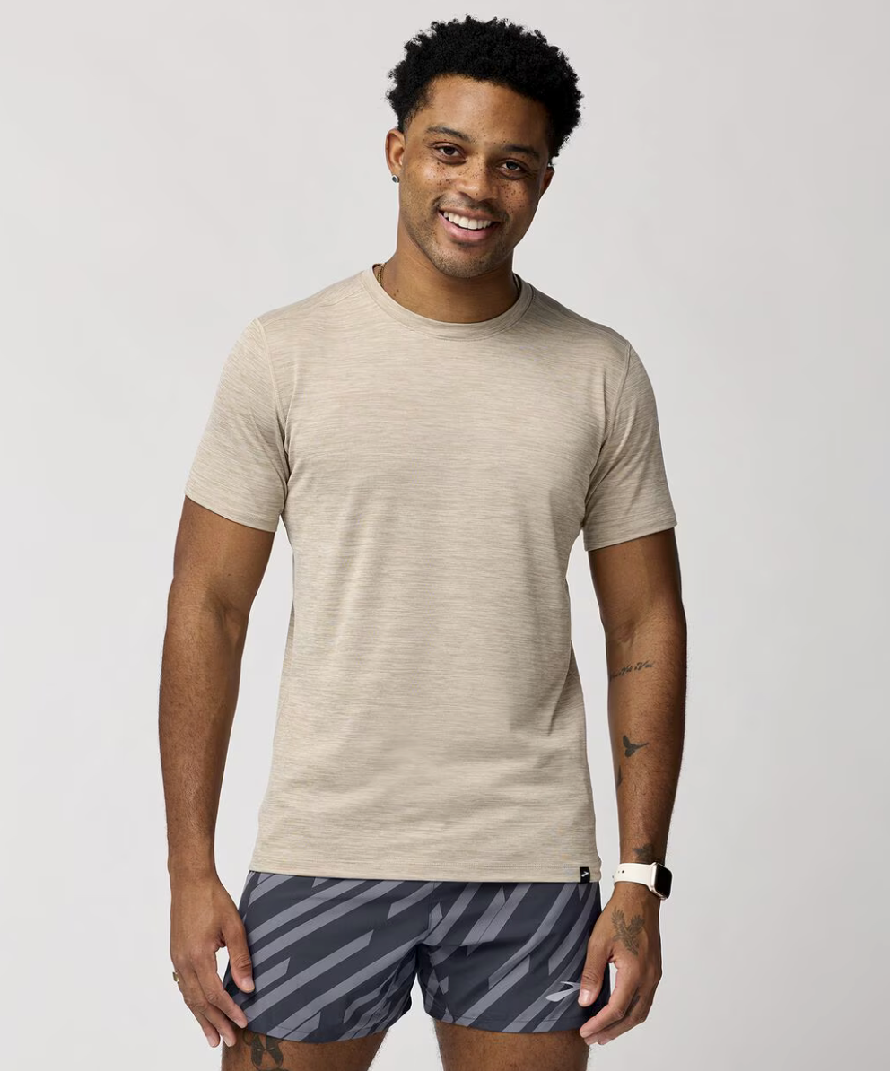 Mens Brooks Luxe Short Sleeve