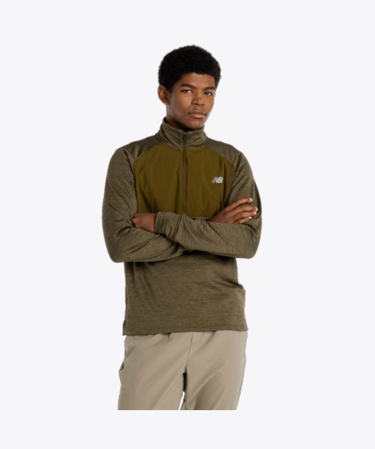 Men's New Balance Athletics Heat Grid 1/2 Zip