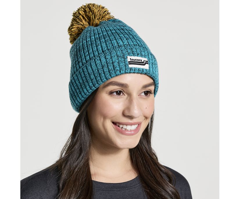 Saucony Rested Pom Beanie