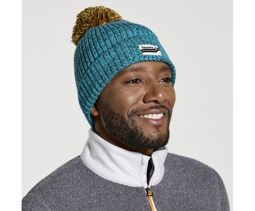 Saucony Rested Pom Beanie