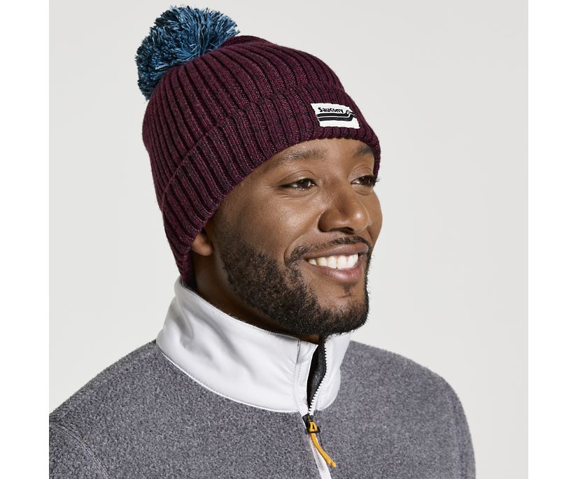 Saucony Rested Pom Beanie