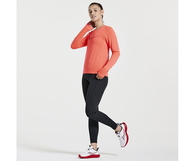 Women's Saucony Stopwatch Graphic Long Sleeve Shirt