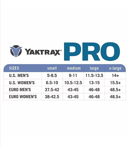 Yaktrax Pro Ice Grippers