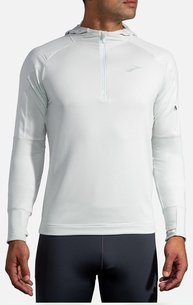 Men s Notch Thermal Hoodie City Park Runners