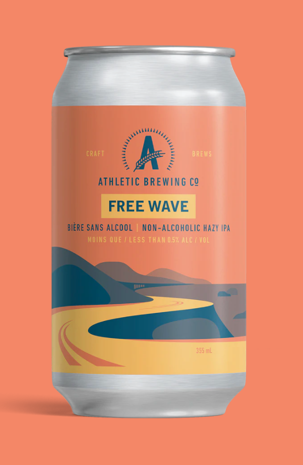 Free Wave Athletic Brewing Non-Alcoholic Beer