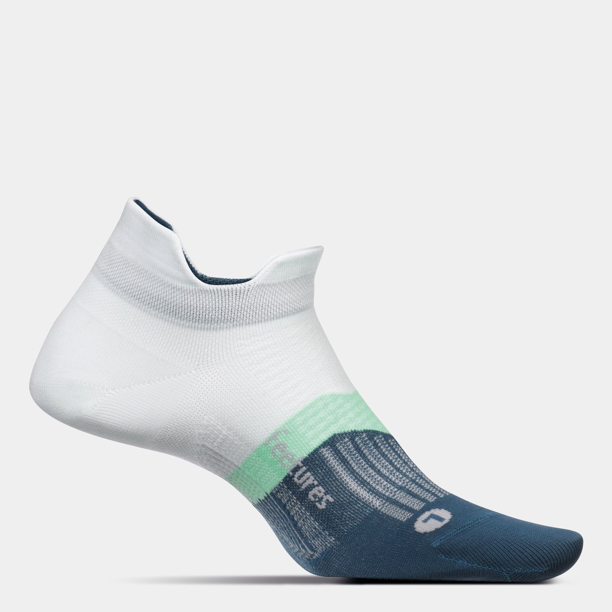 Feetures Elite Ultralight No Show Sock gray sky