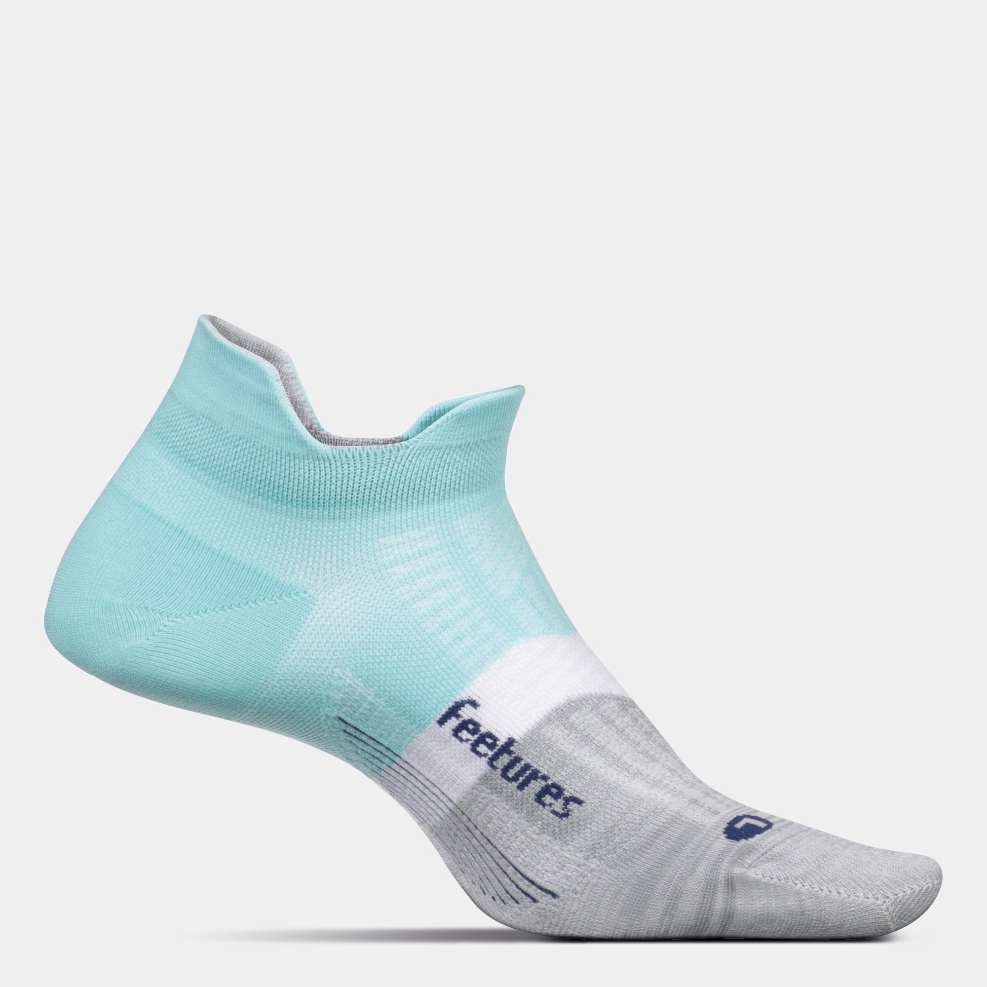 Feetures Elite Ultralight No Show Sock gray sky