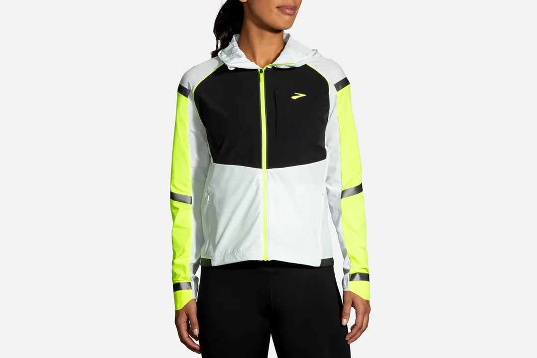 Brooks jackets womens hot sale white