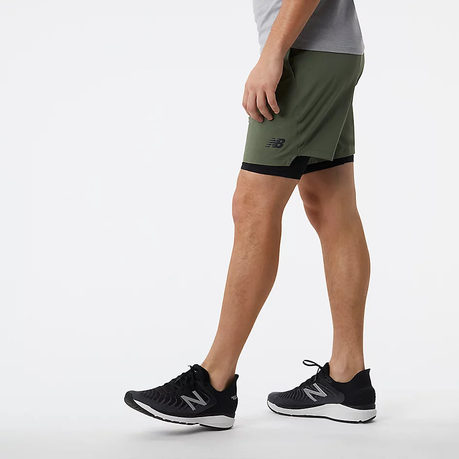 Men's New Balance R.W. Tech 7" 2-in-1 Short